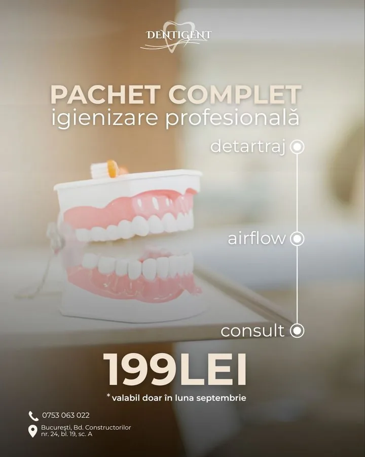 Dentigent — Pachet igienizare profesională